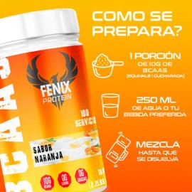 Fenix Protein Bcaas Amino 1kg 100 Servicios                                                                                                           