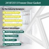 241872513 Refrigerator Door Gasket Replacement, Compatible with Frigidaire, Electrolux, Ken-More,