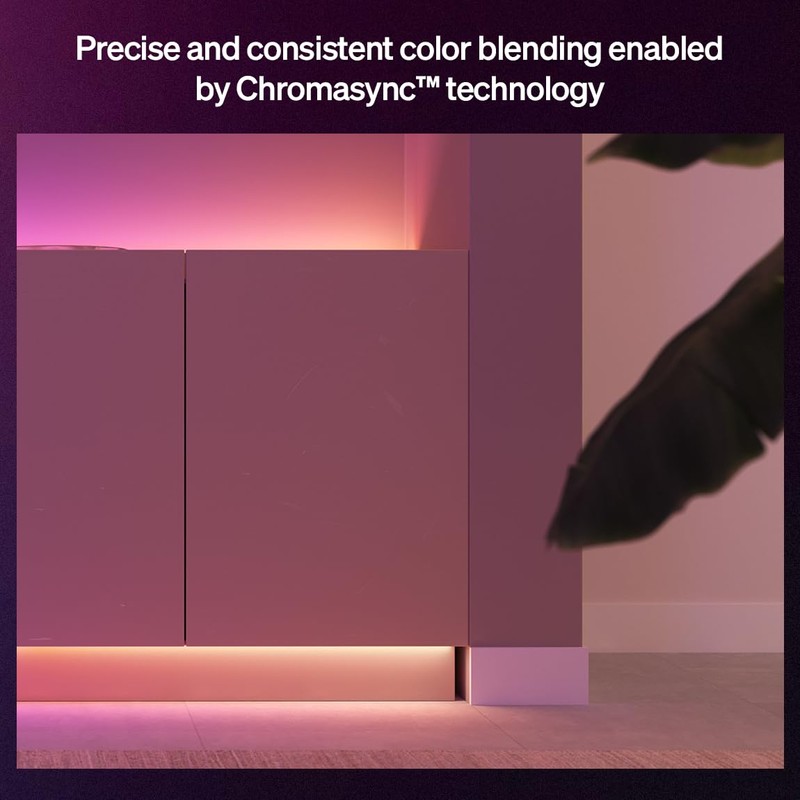 Hue Flux 3-Meter LED Strip Light, 1200 lm, Vibrant Color