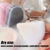 Ocim 10Pcs Triangle Powder Puffs for Face Powder,Soft Velour Makeup