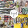 DYOUen Pack of 30 Perforated Wall Hooks Pegboard Simple Hooks