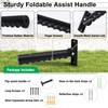 Safety Extended Doorway Flip Assist Handle Grip for Elderly with