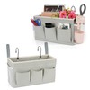 Lilithye Bedside Caddy Bedside Organizer Bedside Storage Caddy with Fixed
