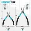 DURATECH 2PC 5" 6" Heavy Duty Flush Cutter Cutting Plier