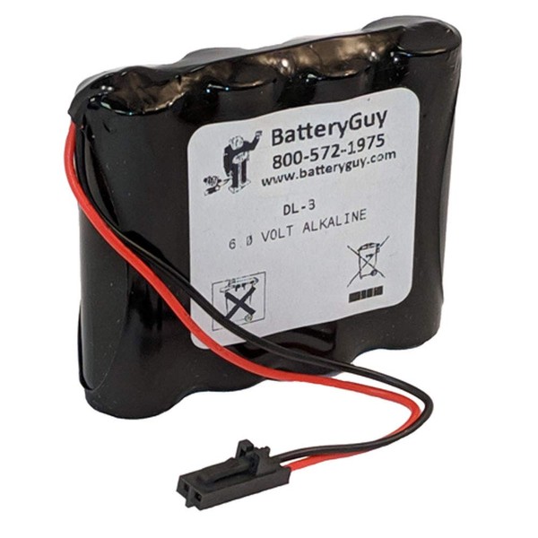 BatteryGuy IDH Door Lock 6V 2200mAh Replacement Alkaline Battery Brand