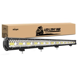 Nilight LED Light Bar 37Inch 780W Triple Row Flood Spot Combo 78000LM Driving Work Light Off-Road Lighting for Trucks Pickup Car Golf Cart SUV ATV UTV 4x4 Van Camper Boat