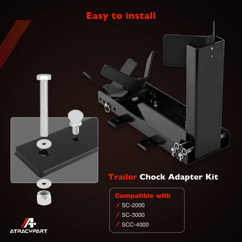 SC-2000 Additional Trailer Chock Adapter Kit Compatible with SC-3000 and