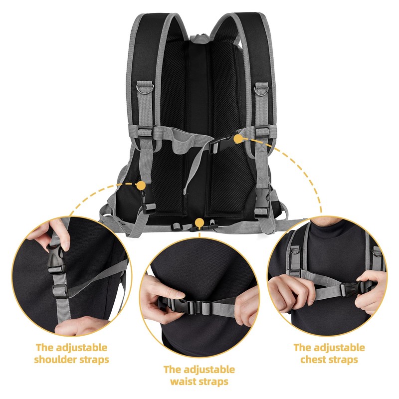 WOYYHO Pet Dog Carrier Backpack with Storage Pockets Small Dog