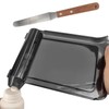 Right Hand Pill Counting Tray with Spatula (Black - Wood