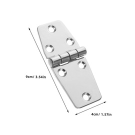 WOONEKY Heavy Duty Stainless Steel Grade Hinge for Boat Cabinet Door Robust Support for Demanding Applications Easy Installation Versatile Boat Hatch Hardware