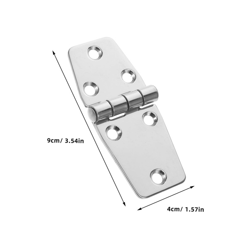 WOONEKY Heavy Duty Stainless Steel Grade Hinge for Boat Cabinet