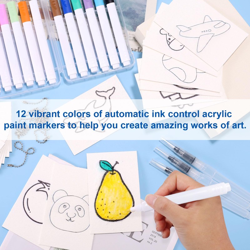 Lyreh Kit Pintura Mágica con Textura de Espuma 3D, 12