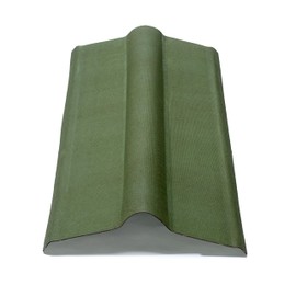 Onduline Ridge Cover 1 m Length, Suitable for ONDULINE Easyline, Ondalux, Base and Duro/S Plates (Intense Green)