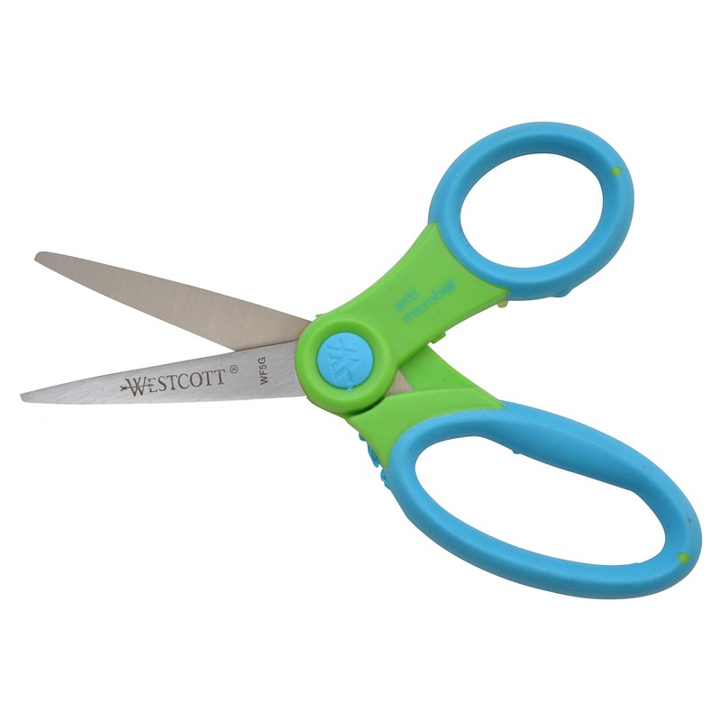 Westcott 14597 Right- and Left-Handed Scissors, Soft Handle Kids' Scissors,
