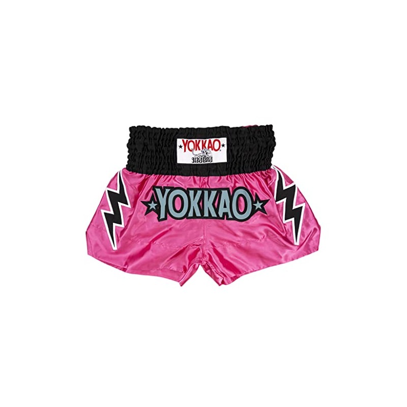 Yokkao New Muay Thai Stadium Boxing Shorts - Fuchsia Fedora