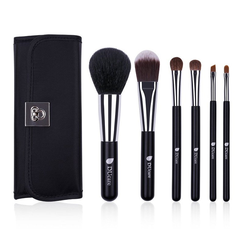 DUcare Makeup Brush, Natural Bristle, Eye Shadow Brush, Set of