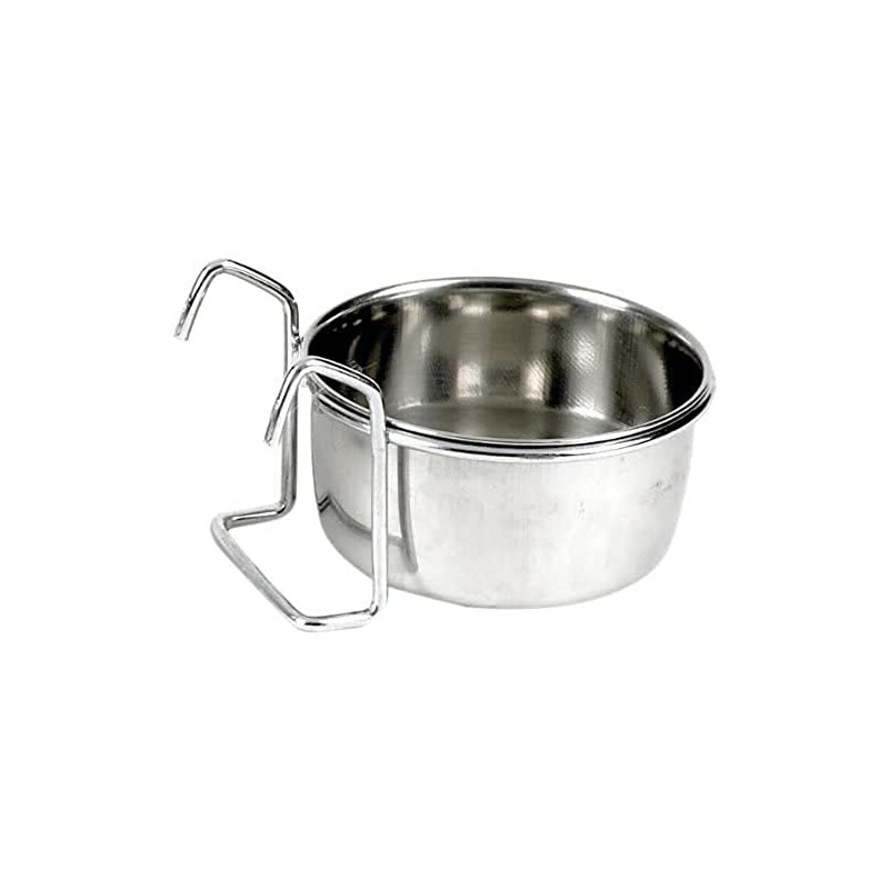 Classic Pet Products Classic Steel Hook-On Coop Cup, 150 ml
