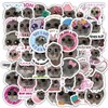 LQIOACU Pack of 60 meme stickers, Sad hamster funny stickers,