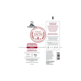 Grandpas Shampoo Rosemary, 8 oz