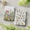 JAKITRE JAKITRE Spring Hand Towels Set of 2,Wildflower Butterfly Hand