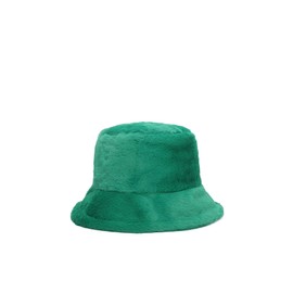 QUEEN HELENA Ladies Soft Fur Bucket Hat CP302, Green