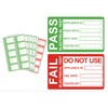 Poskornwel 25x41mm Waterproof 200 PCS Pass PAT Testing Labels with