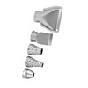 Hot Air Tip Heating Nozzle Set of 5 Stainless Steel