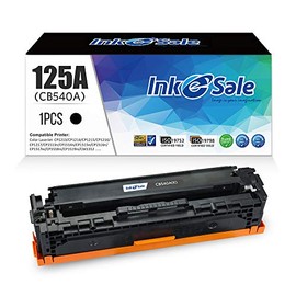 INK E-SALE 1PK Remanufactured Toner Cartridge Replacement for HP 125A CB540A Black Toner for use with HP Color LaserJet CP1215 CP1515n CP1518ni CM1312 CM1312nfi MFP CP1513n CP1514n Printer
