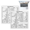 CYBRIDGE EXCEL Short Cut Key Sticker PVC Transparent Sticker Excel
