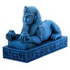 Blue Amenhotep III Sphinx Egyptian Figure Collectible