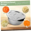 Stainless Steel Rice Washer and Strainer Bowl, Large Capacity Kitchen