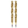 sourcing map 2pcs 1/4" Hex Shank Twist Drill Bits 10.2mm