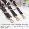 BEAULEGAN Purse Strap Replacement - Full Grain Microfiber Leather -