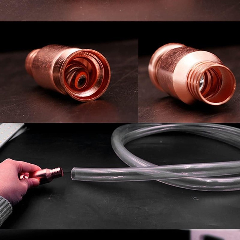 Safety Self Priming Hose Connector Nozzle Siphon Hose Priming for