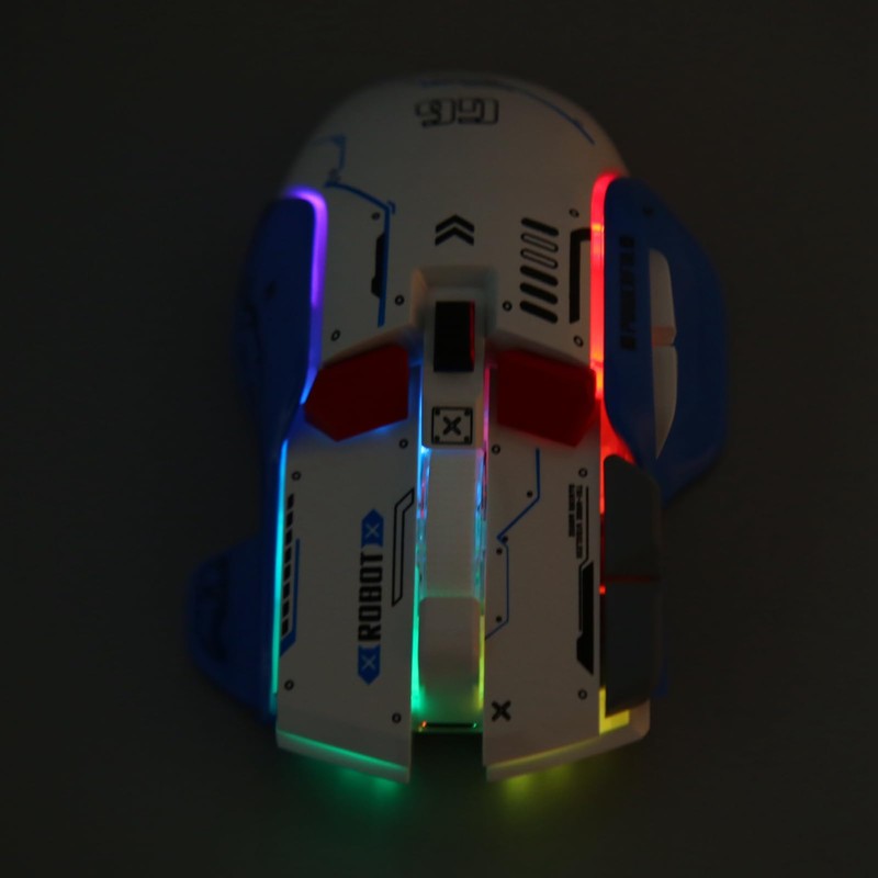 Wireless Bluetooth Gaming Mouse, 10 Macro Programmable Keys, 3 Modes