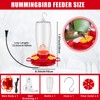 Relaxweex 2 in 1 Heated Hummingbird Feeders 19℃/66℉ Constant Temperature