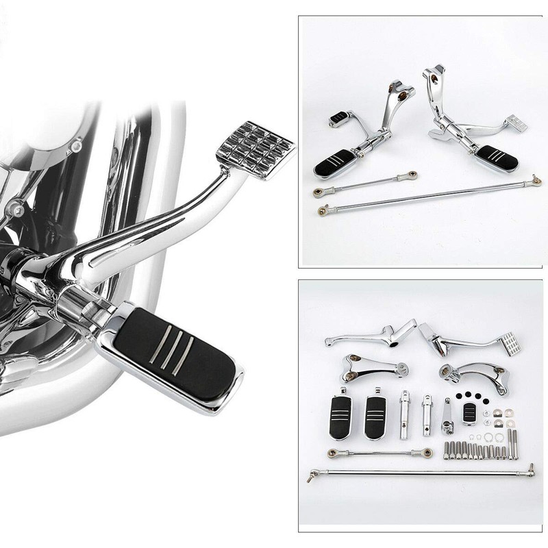 TCMT Forward Controls Pegs Levers Linkage Fits for Harley Sportster