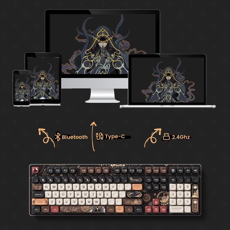 Akko Wireless Gaming Keyboard The Lord of Mysteries 5108B Plus