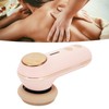 Face Massage Device Brush 3 Gear Adjustable Silicone Heads Heating