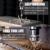 Miskall 10 Pcs Drill Bit Screw Extractor Set Broken Screw