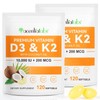 【live】Acentiallabs Vitamin D3 10000 Iu Plus K2 200 mcg, 300