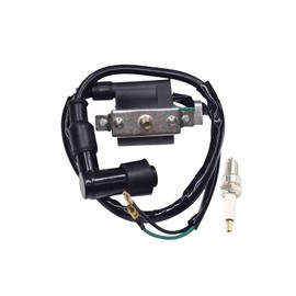 RYTIME IGNITION COIL Compatible with HONDA C50 CT70 C70 CL70 S65 SL70 S90 CT90 CM90 DAX70 ST70 Z50 Z50R Z50A Mini Trail 1972-1979 with spark plug 12 VOLT