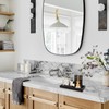 2 Pcs Bathroom Tray Small Tray Vanity Tray Black Tray