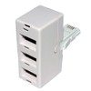 kenable BT Telephone Splitter 3 way Sockets 1 x Socket
