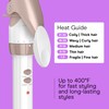Conair Double Ceramic 1-1/4 Inch Curling Iron, 1.25-Inch Barrel Creates