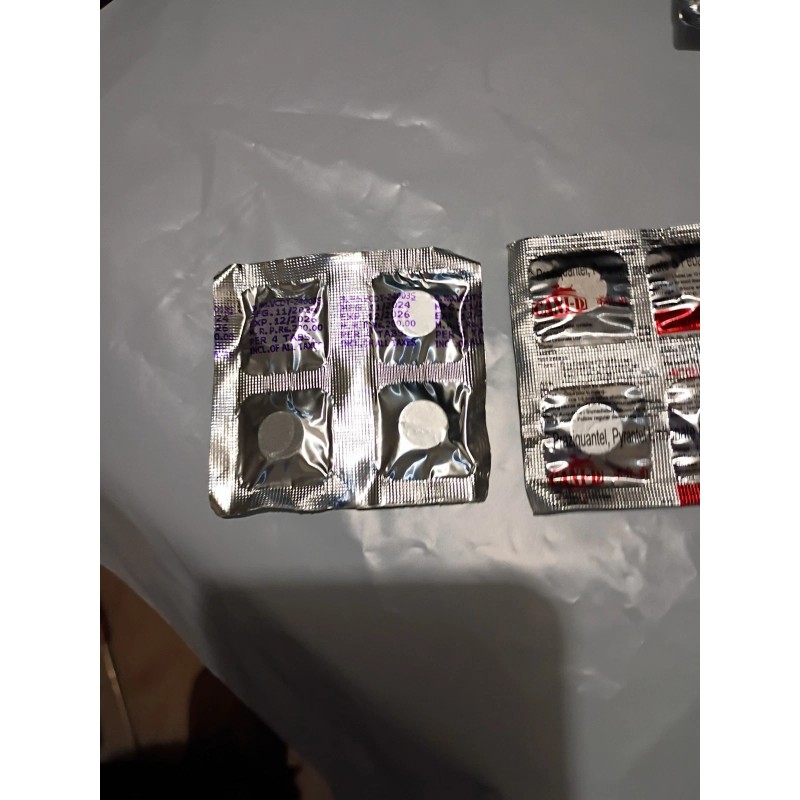 10 Tabs De-wormer For Dogs Tape Round Hook Worms