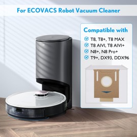 Domkan Domkan 10 St1ck Staubsaugerbeutel kompatibel mit ECOVACS DEEBOT N8+, N8 Pro+, Ozmo T8, T8 AIVI, T8+, T8 AIVI+, T8 MAX, T9+, DX93, DDX96 Yeedi Vac Station Staubsauger