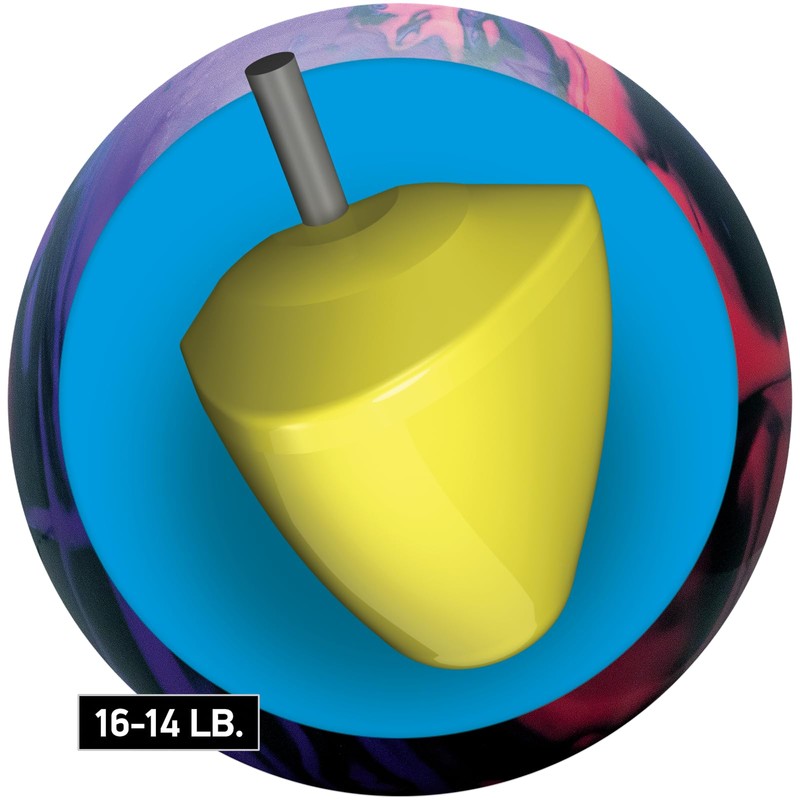 RADICAL No Doubt Solid Bowling Ball (13, Pounds)