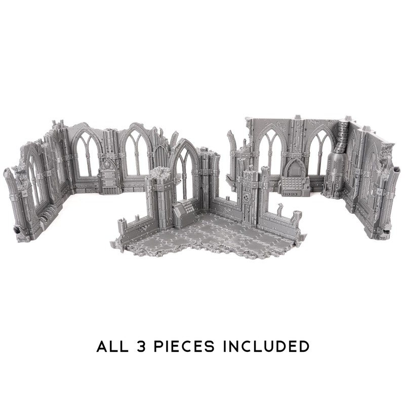 Sci-Fi Ruin Set 1 Bundle (2 Sets) - Modular Sci-Fi