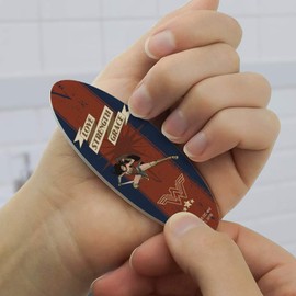 Wonder Woman Movie Love, Strength, Grace Double-Sided Oval Nail File Emery Board Set 4 Pack